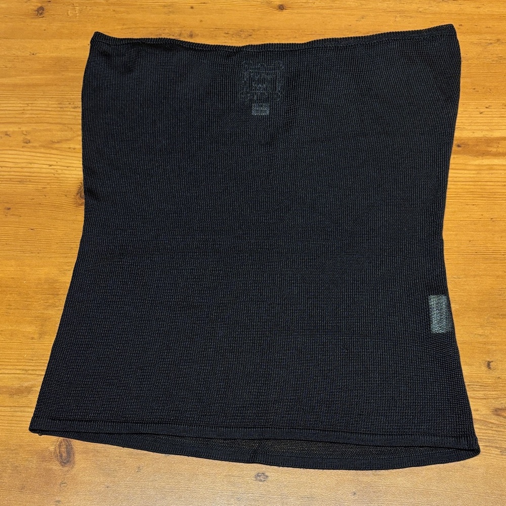 Cynthia Rowley Black Mesh Tube Top